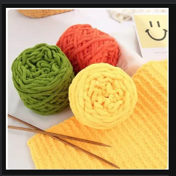 100g Chunky Yarn for Hand Knitting Items Crochet Plush Threads Woolen Yarn Sewing Ball of Wool Knit