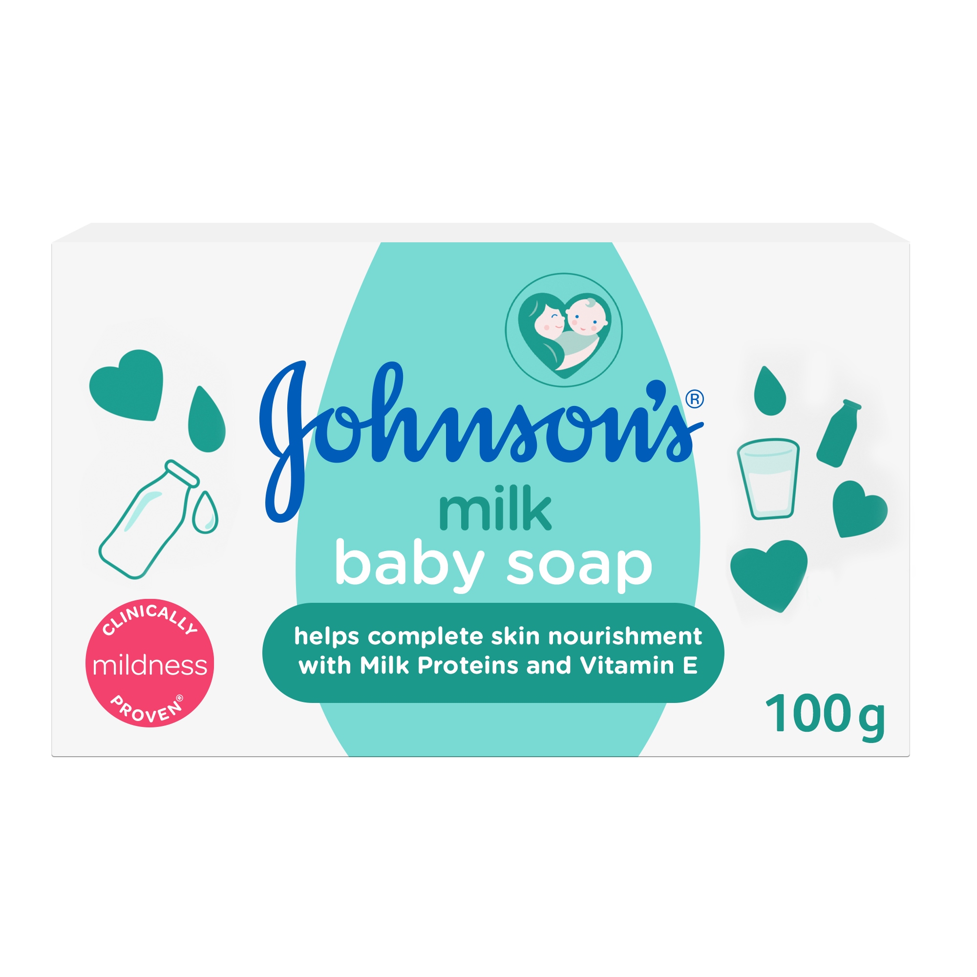 Johnson's Baby Milk Soap (100g)