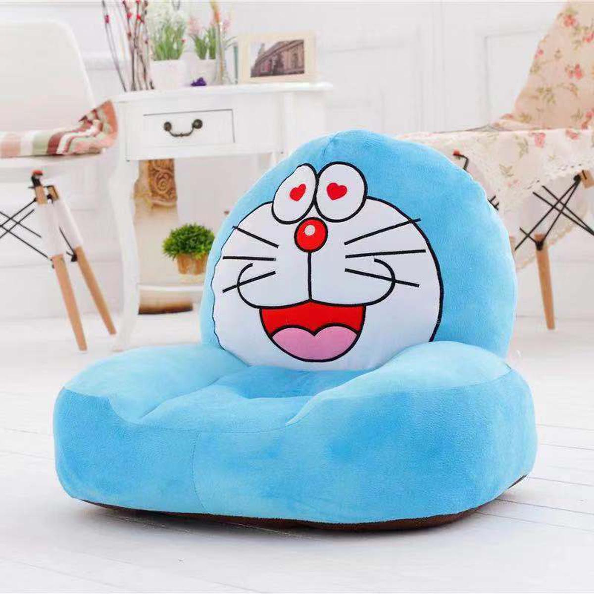 Doraemon Style Baby Support Seat Plush Soft Baby Black Sofa Infant Learning To Sit Chair