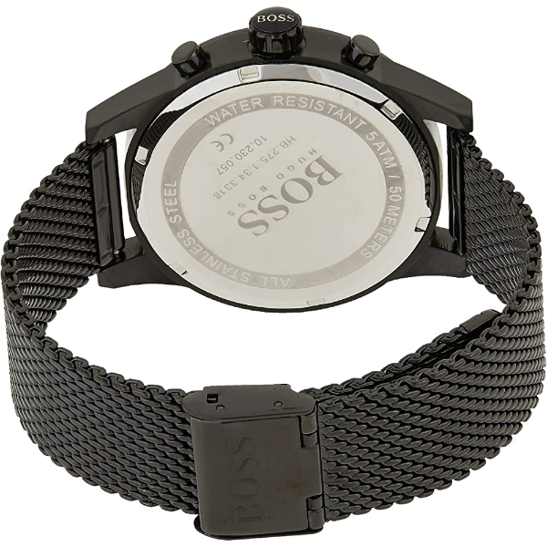 Gents hugo boss quartz 2025 jet black watch 1513769