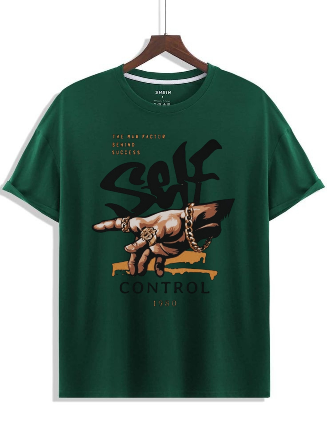 Self Control Printed T shirts For Men/Boys Summer Collection