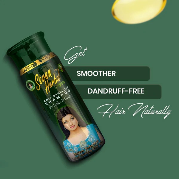 Seven Herbal Anti Dandruff Herbal Shampoo 220ml Darazpk 4230