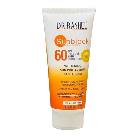 Dr. Rashel Whitening Sun Protection Face Cream SPF 60 150 ML (Tube
