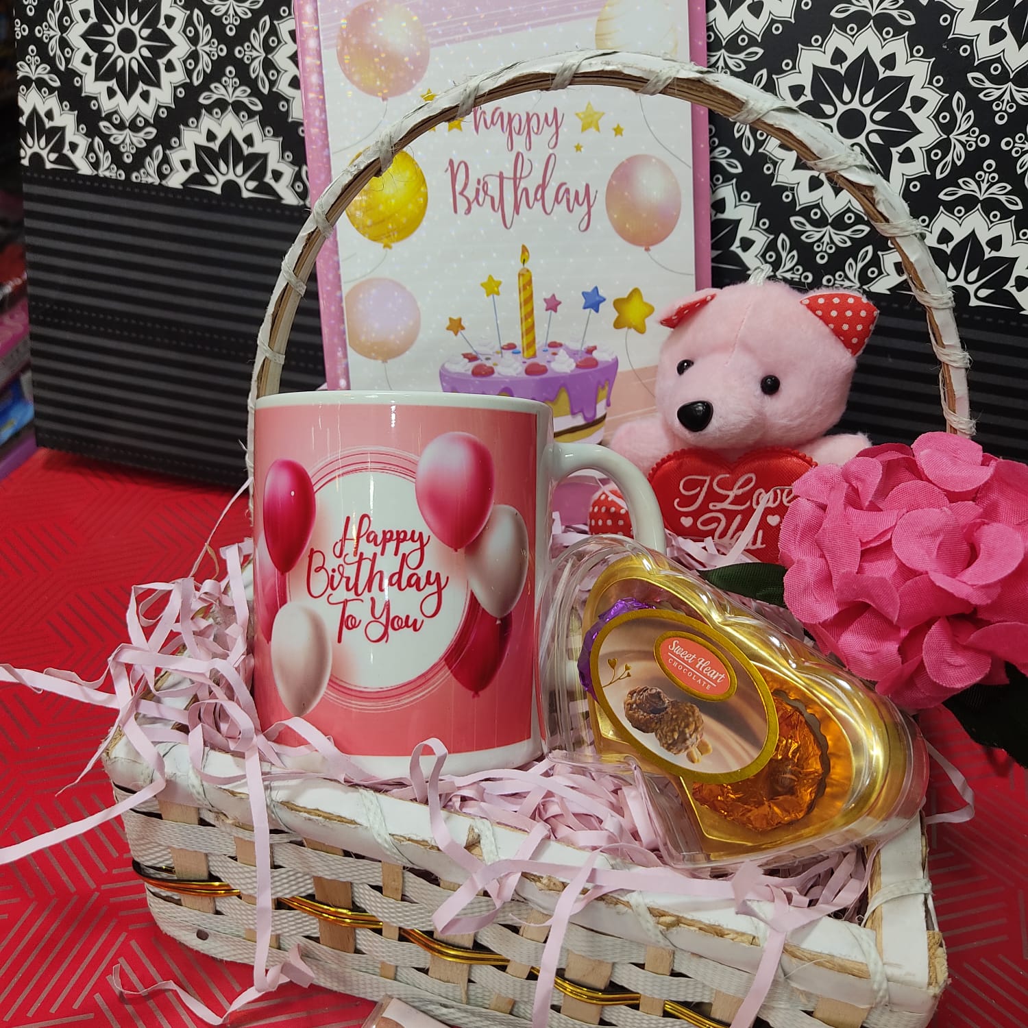 Pink Gift Basket The Best Birthday Present For Girl Pink Best Gift
