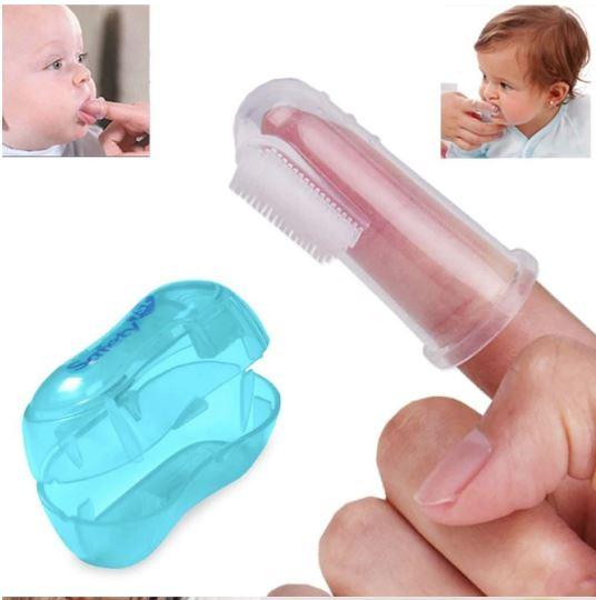 Baby Finger Toothbrush With Blue Box