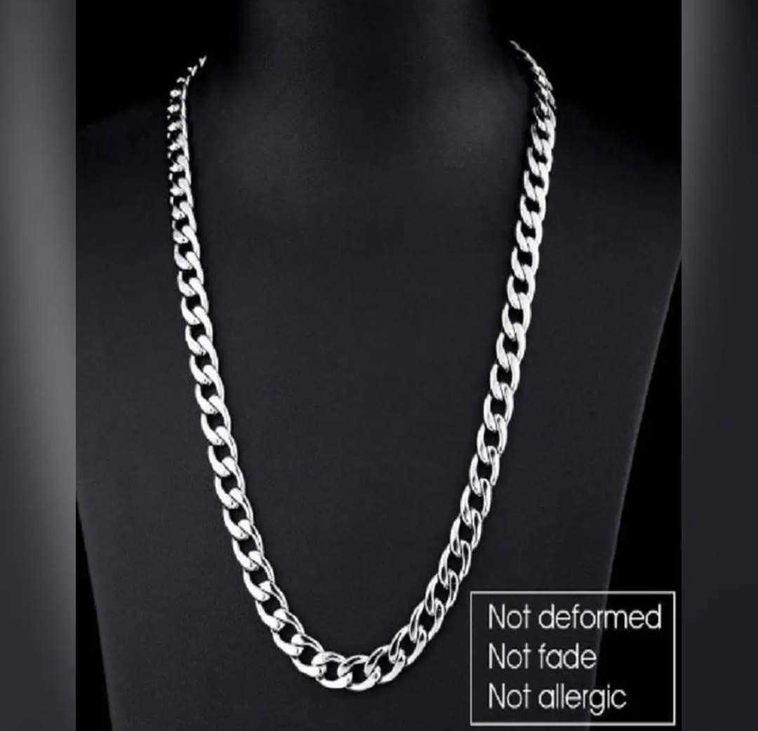 Men Stainless Steel Silver Chain For Men - High Quality Necklace Silver