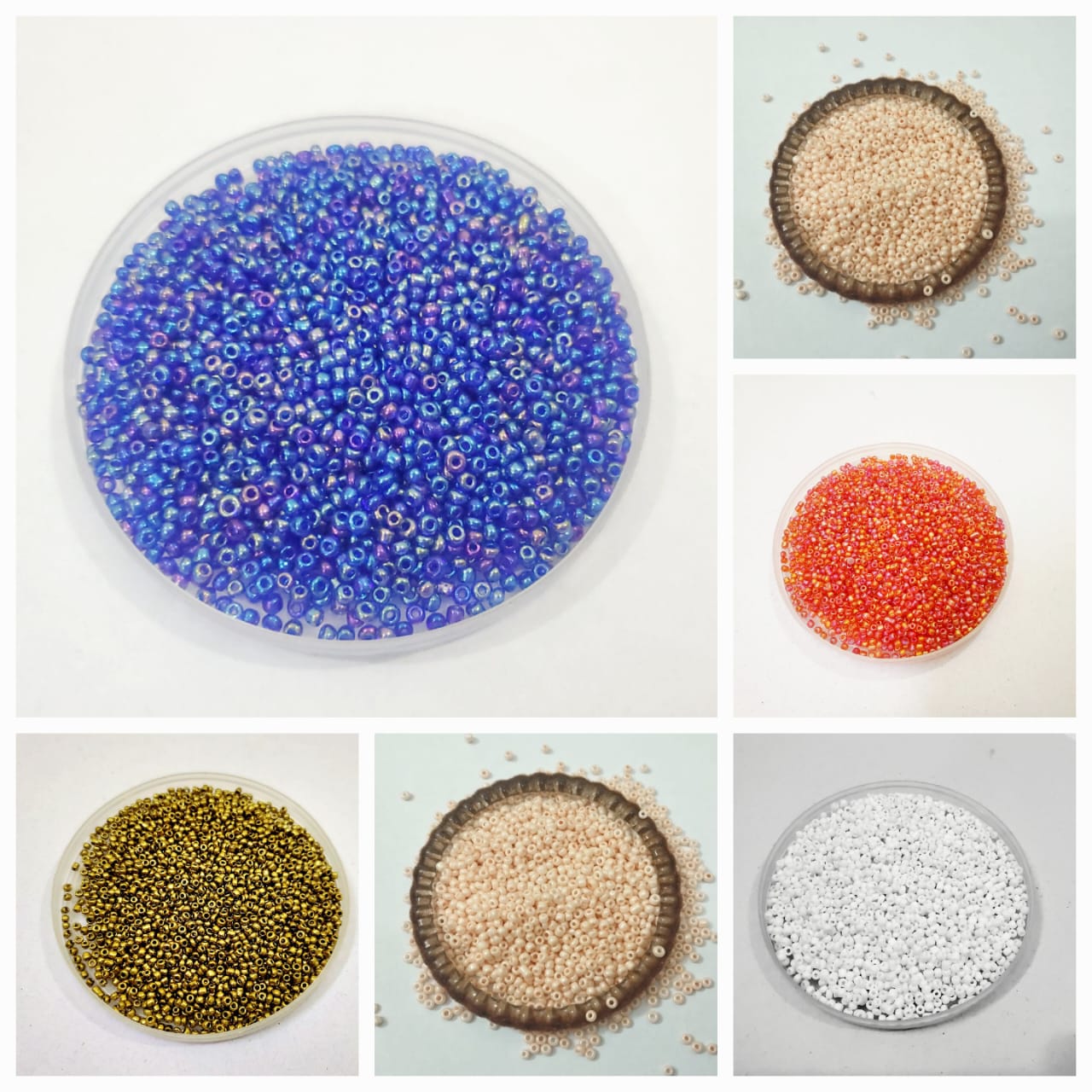 2 Tola Round Beads, Glass Various Colors, Pony Bead Jewelry, DIY Craftsmanship 2mm