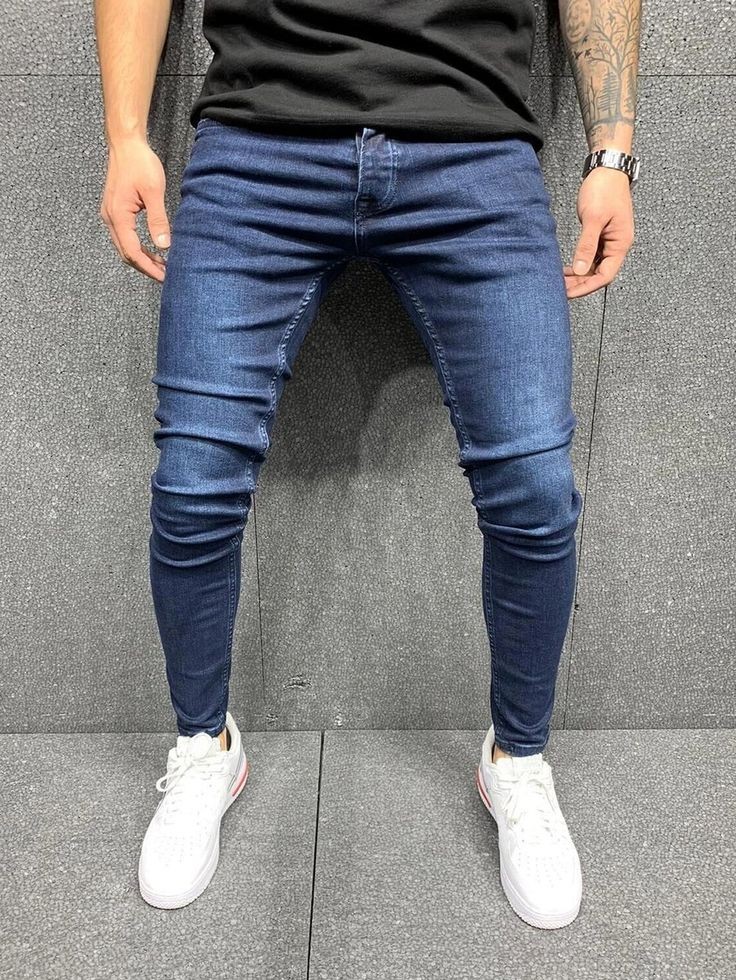 Denim Jeans for Men and Boys Slim Fit Premium Quality { MODEL WEAR }