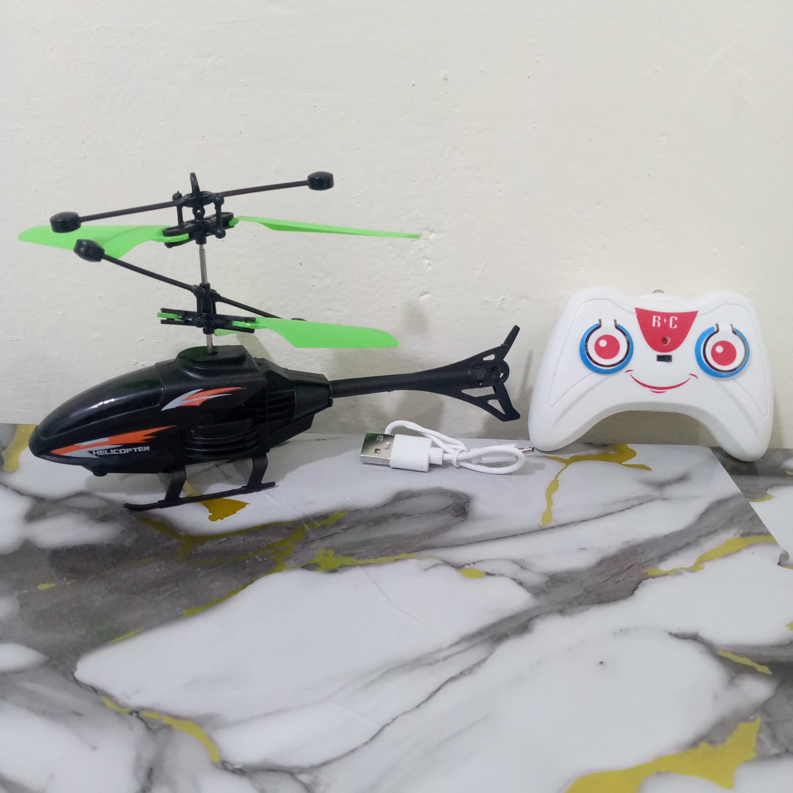 Remote Control Helicopter for Kids & Adults | 2-in-1 RC & Hand Sensor Flying Toy with LED Lights | Rechargeable RC Toy | Durable Blades | Best Gift for Boys & Girls