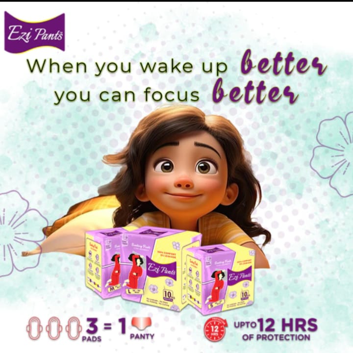 EZI PANTS SANITARY PADS LADIES PERIOD PANTY 10 pcs