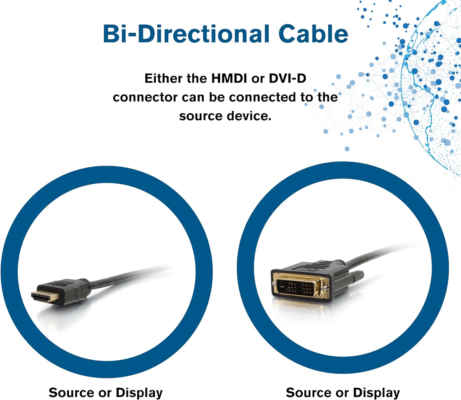 DVI To HDMI HDTV To DVI 24+1 Male to Male HDTV Cable Digital Video Cable Adapter For Laptop Computer Projector Extension