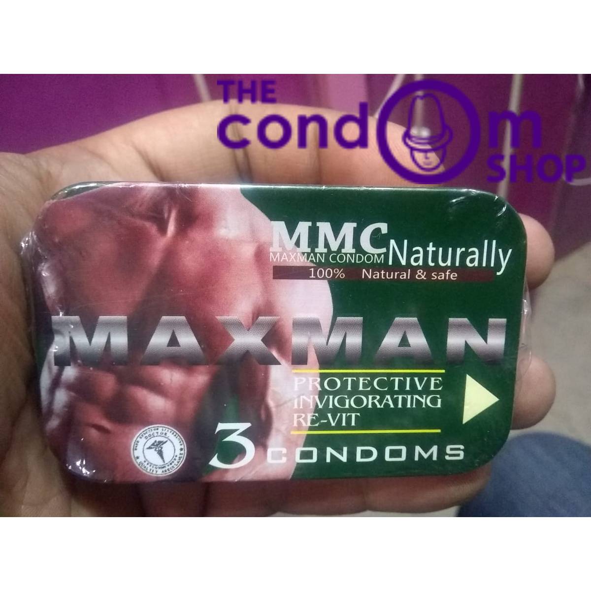 Simplex - Mmc Protective Invigorating Re-vit Premium Tin Pack Condom 3 Pieces