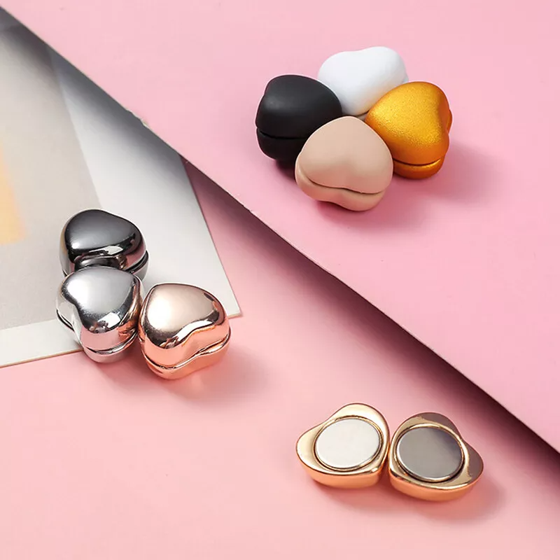 Strong Hijab Magnets – Multi-Design Scarf Magnets, Pinless Magnetic Pins for Muslim Hijab, Multi-Colored Magnetic Buttons for Scarf, Secure and Stylish Closure