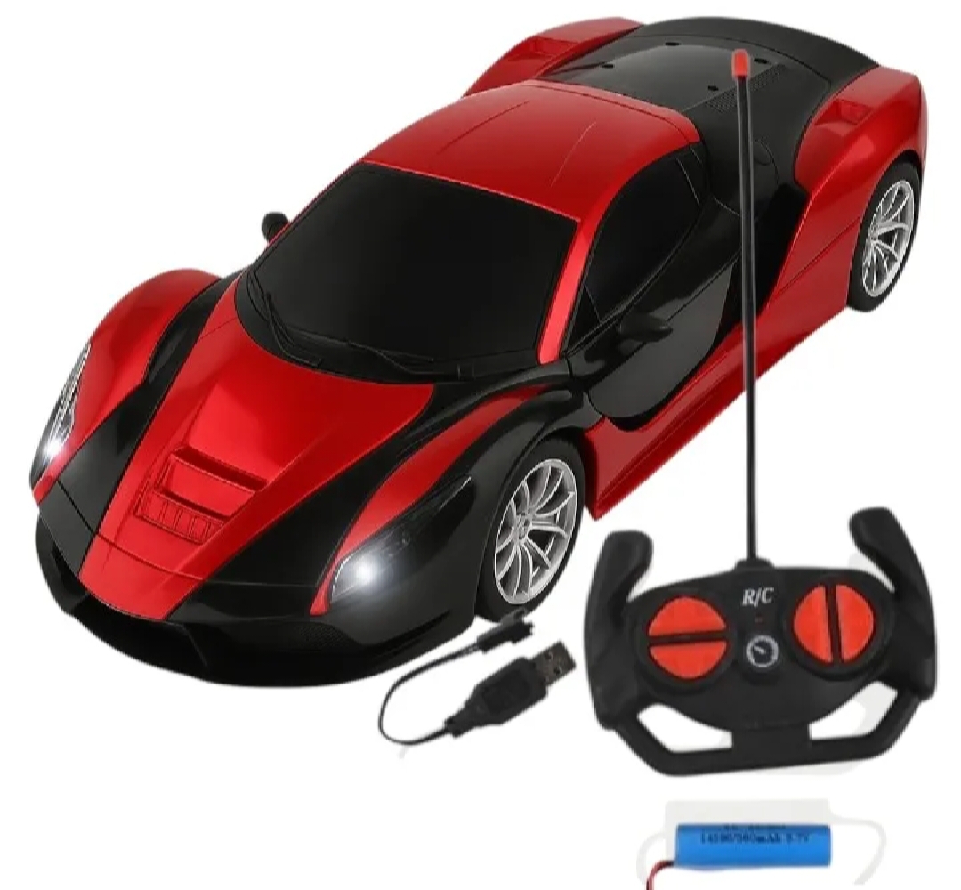 Rechargeable / Cell Operated High-Speed RC Car for Kids – Fast Remote Control Racing Car with LED Lights | USB Chargeable Toy Vehicle for Boys & Girls | Durable, Indoor & Outdoor Fun – Ideal Gift for Children