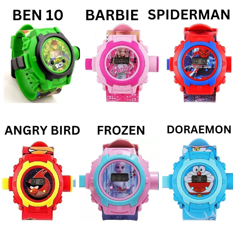 Projector best sale wrist watch