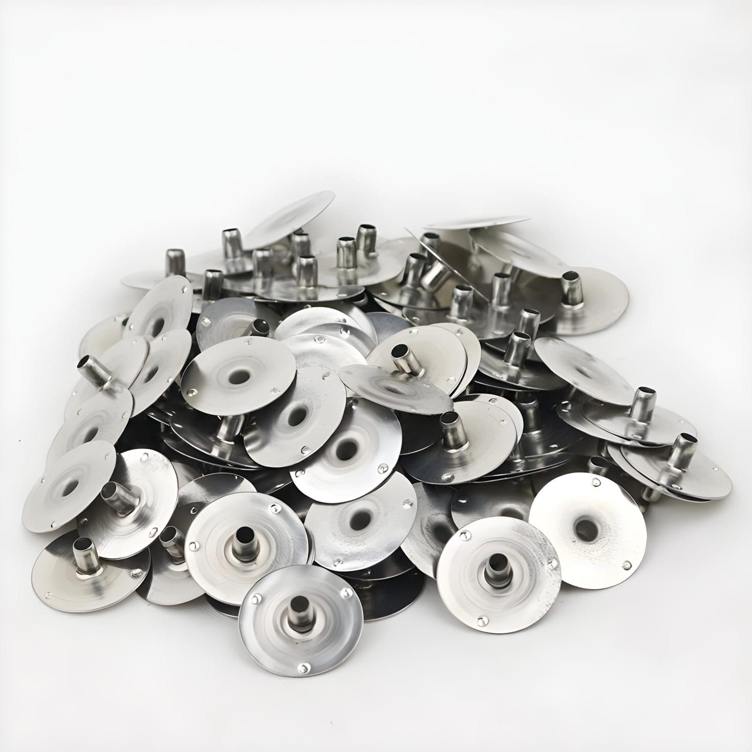 2000pcs Candle Making Metal Tabs Wick Holders for Secure and Stable DIY Candle Crafting