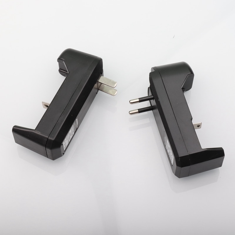 Single Battery Charger 3.7V 500mA Lithium Battery Charger for 18650 Li-ion US Plug