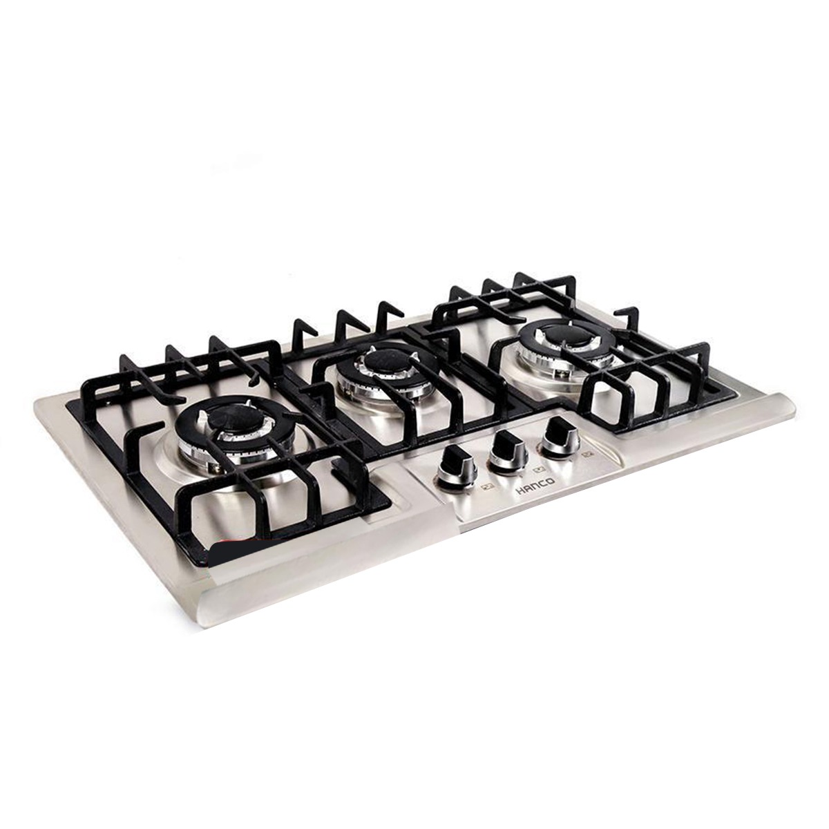 Hanco Stainless Steel Hob With Triple Ring Big Sabaf Burners (model 781) - Auto Ignition Stove