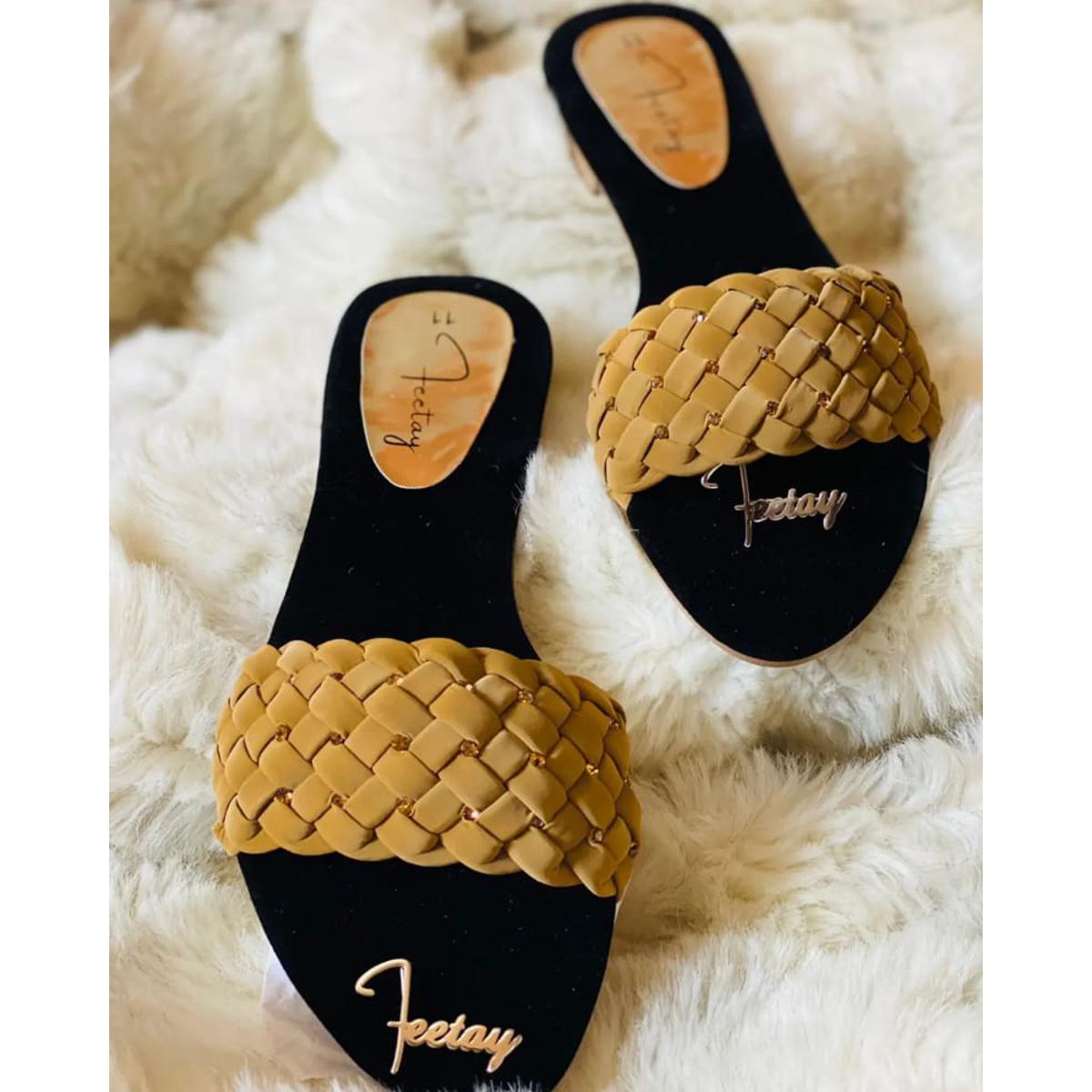 feetay flat mustered for women and girl