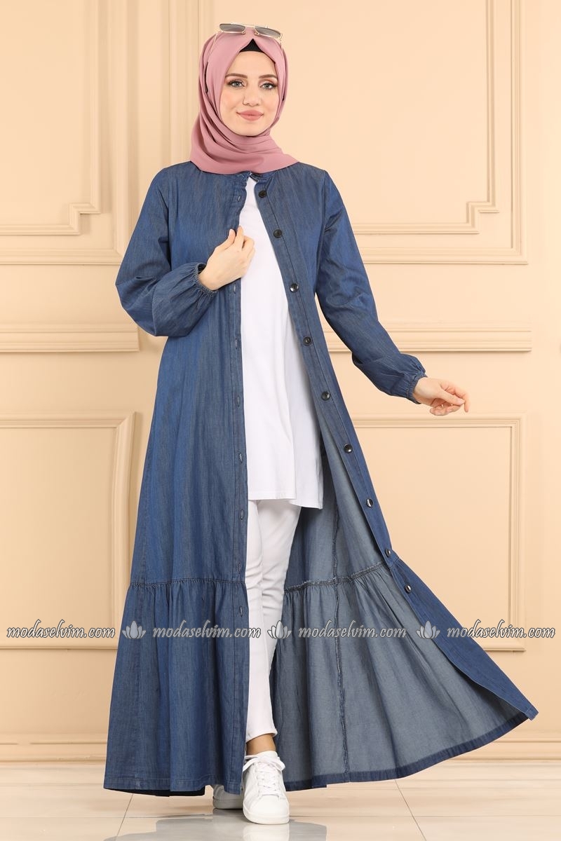 denim abaya daraz