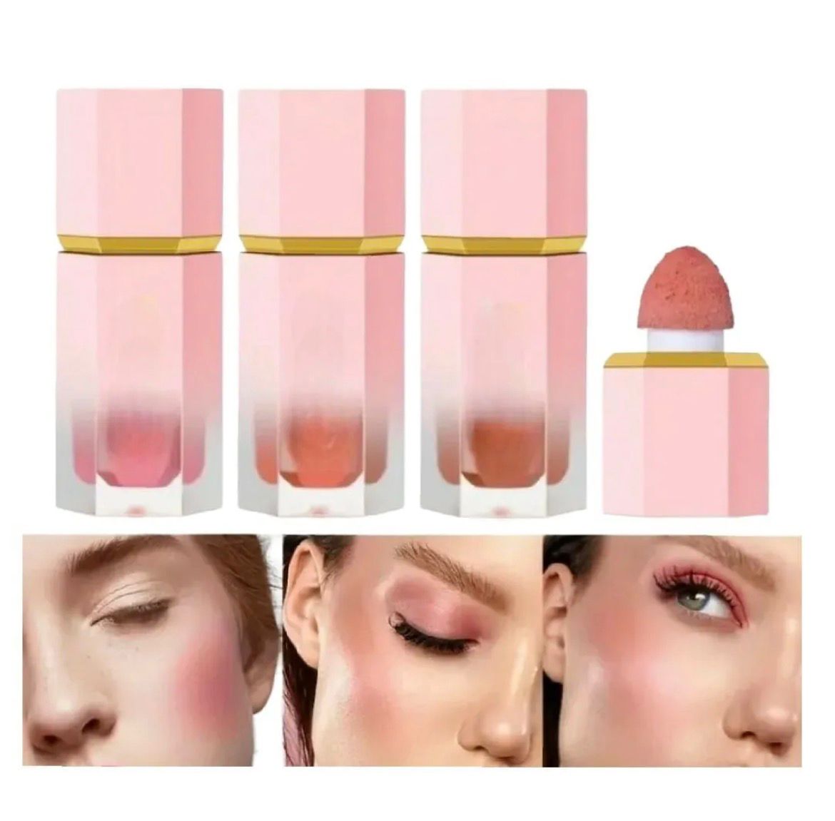 Huxia Beauty Natural Long Lasting Matte Cheek Liquid Blusher Makeup For Girls and For Women