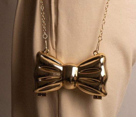 Mini Bow Clutch Bag for Girls And Women - Fashionable Bow Style Small Purse & Crossbody Handbag - Premium Quality Lock Bag