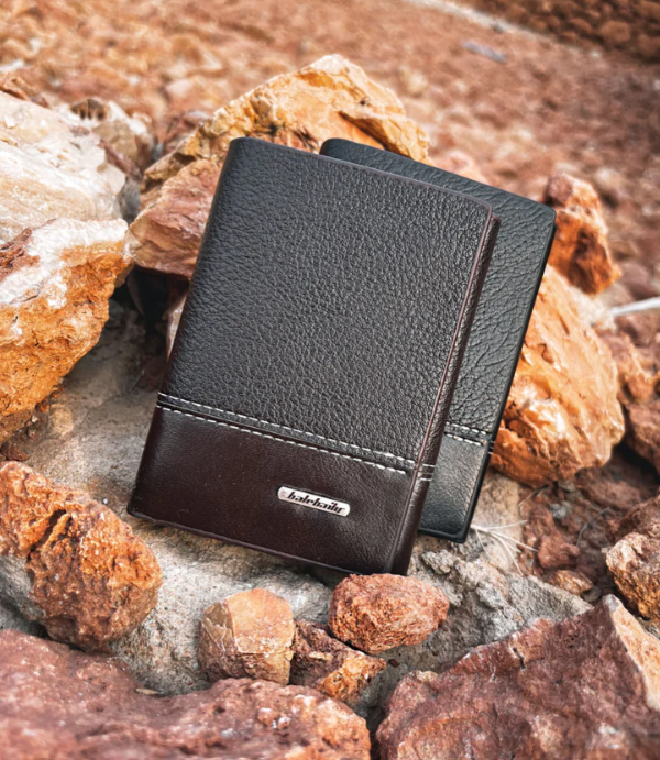 New Men’s Trifold Leather Wallet – Premium Wallet with Multiple Card Slots – Stylish & Durable Wallet for Everyday Use