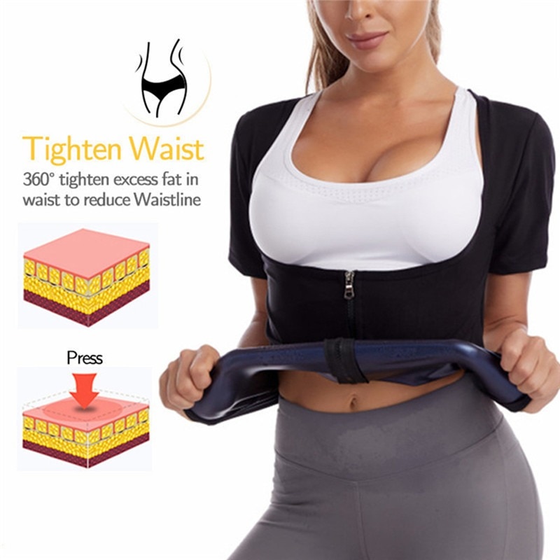 Women Sauna Shaper Vest Thermo Sweat Shapewear Tank Top Slimming