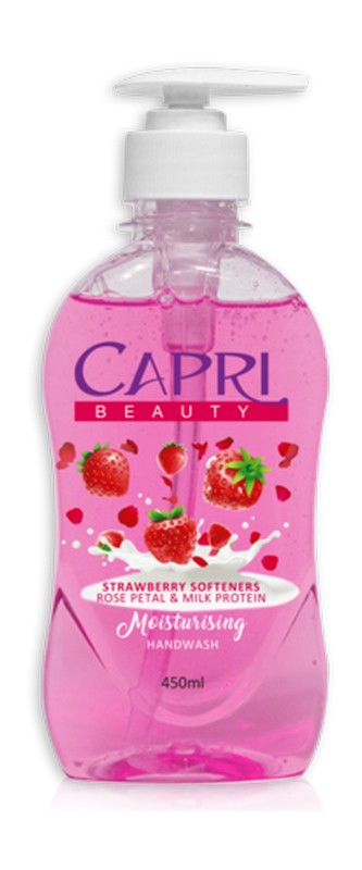 Capri Hand Wash Pink Beauty Bottle - 450ml