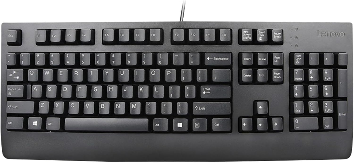 Wired keyboard lenovo preferred pro for pc or laptop branded