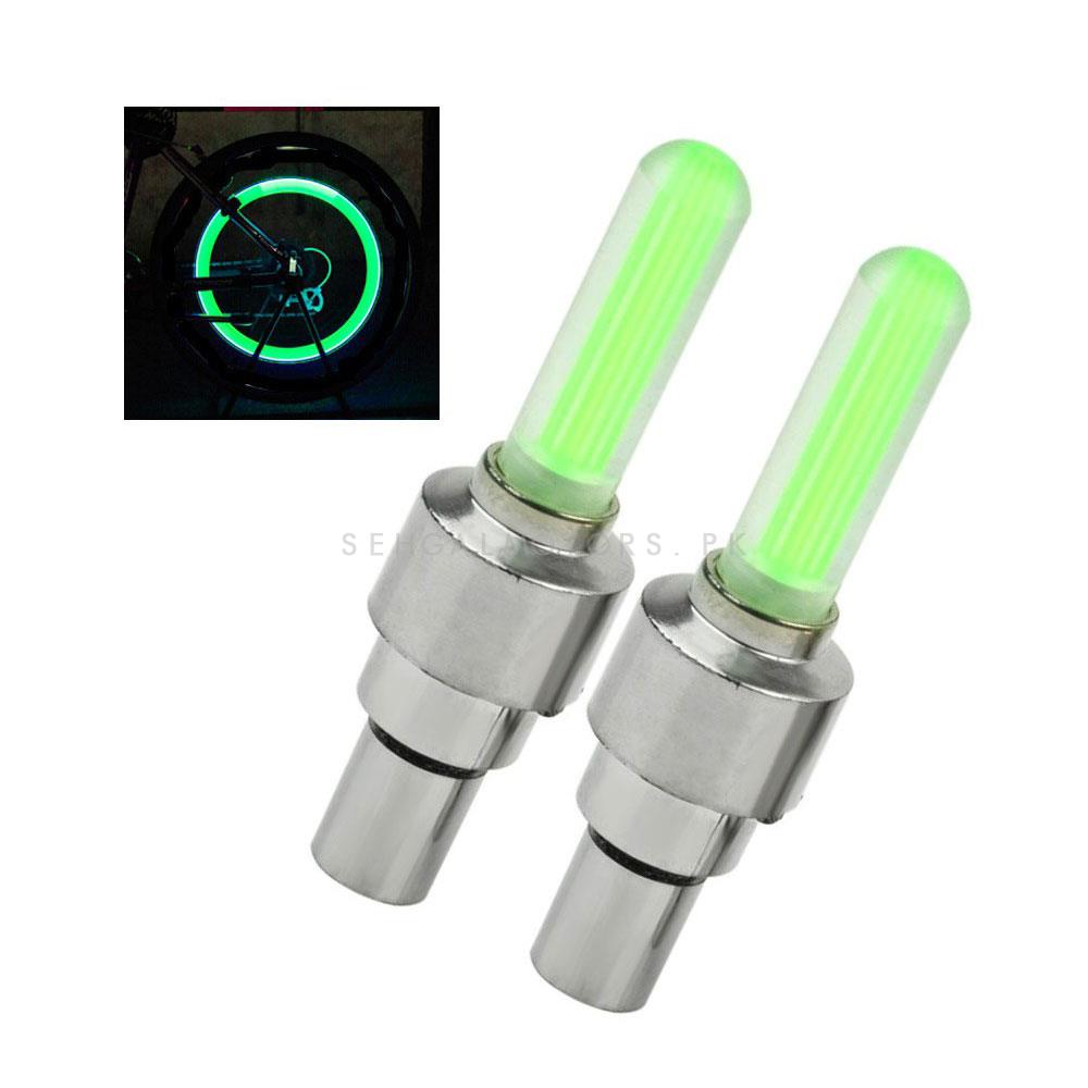 2pcs led flash tyre wheel valve cap light LED Flash Light for motorbike car Bicycle