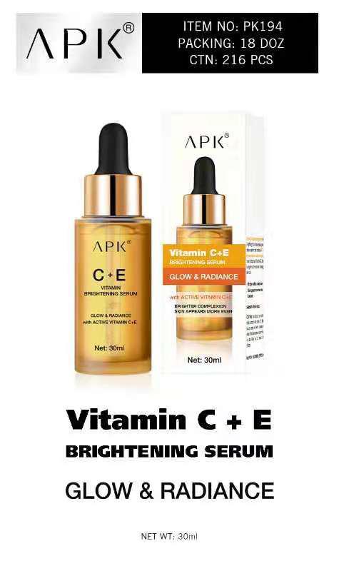 APK Vitamin C E face Serum for Glow and Radiance 30ml Skin Active