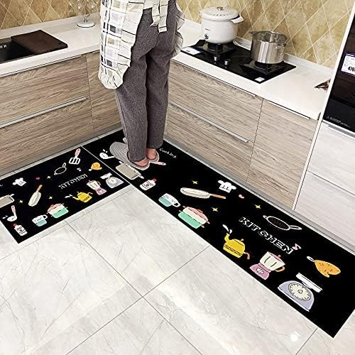 2pcs Anti slip Kitchen Floor Mat Set- My Kitchen KS
