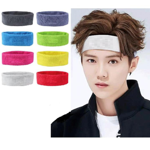 Workout Headband Sweat Absorbent Stretchable Fitness Band for Gym Yoga Running Sports Hair Band for Men Women Boys Girls price in Pakistan
