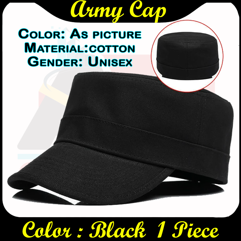 Summer Casual Beret Hat - Breathable Mesh Army Cap for Men and Women