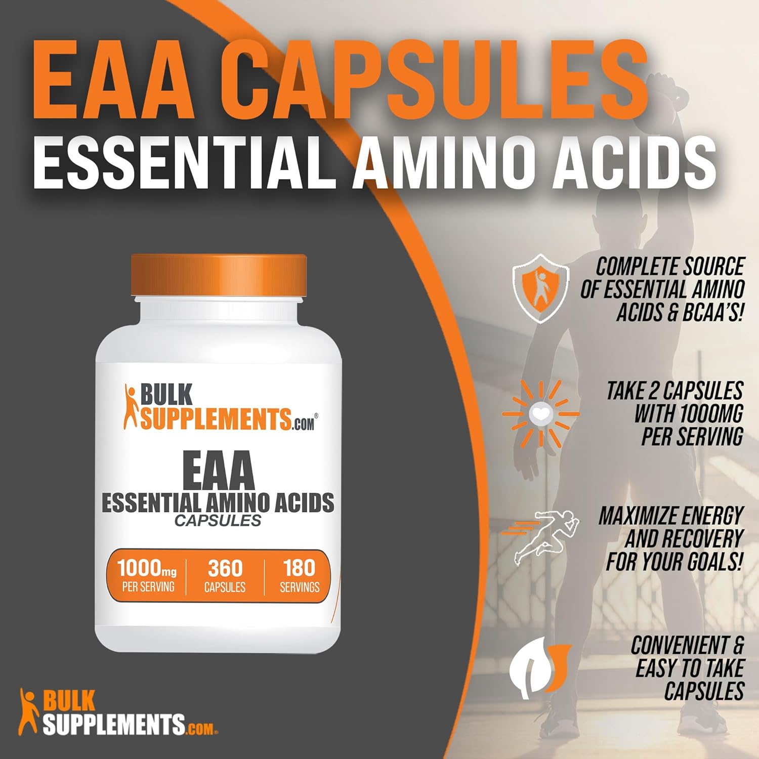Essential Amino Acids Capsules - EAA Capsules, Essential Amino Acids