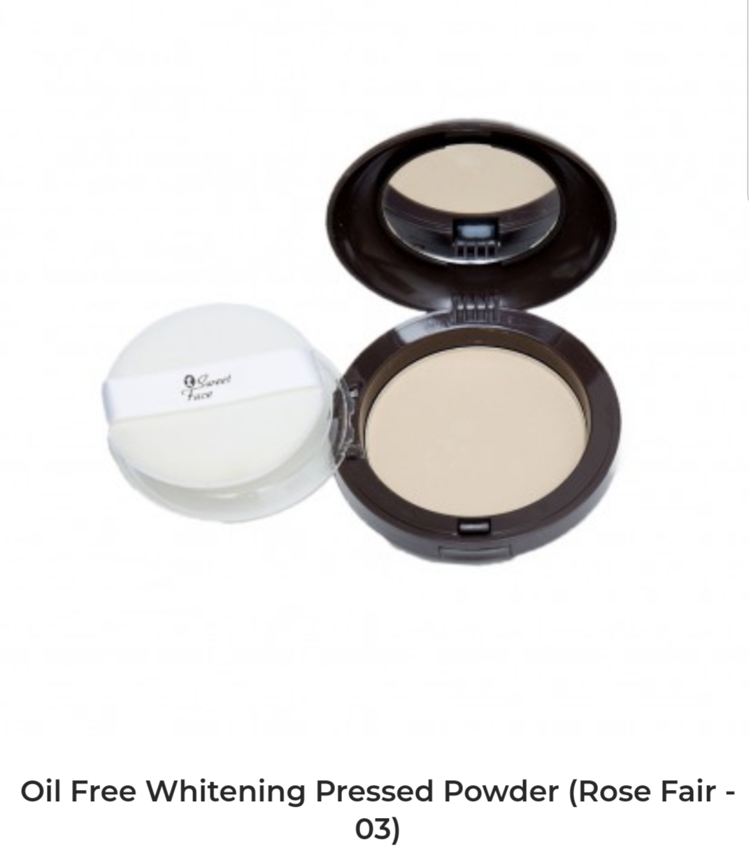 Sweet Face Whitening Pressed Powder Oil Control Perfect Stay Face Powder