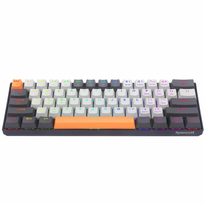 Redragon CARAXES K644 GG-RGB 60% Wired Mechanical Gaming Keyboard Red Silent Switches 15 622894d93c09c2db09f58a52f5e6d811