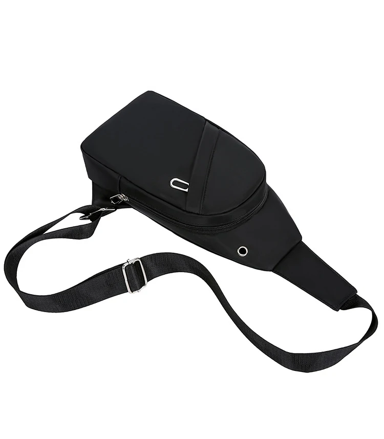 New Casual Crossbody Sling Bag with Multiple Compartments and Multi-Functional Belt Design for Men