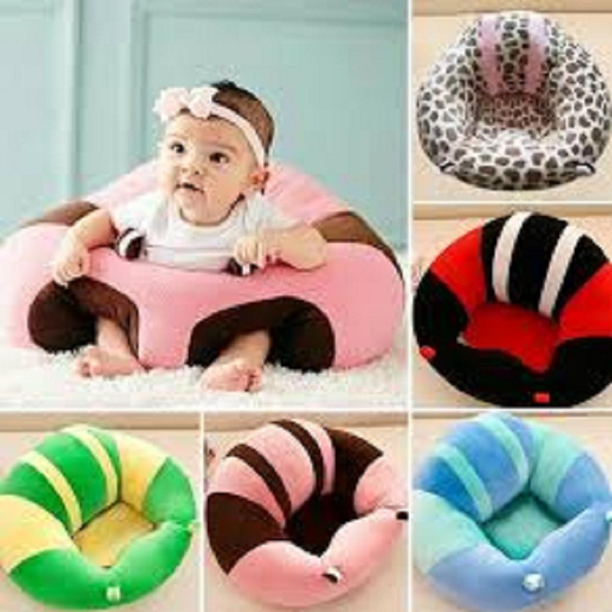 Baby Support Seat Plush Soft Baby Sofa Infant Learning To Sit Chair Keep Sitting Posture Comfortable For 0-3 Months Children
