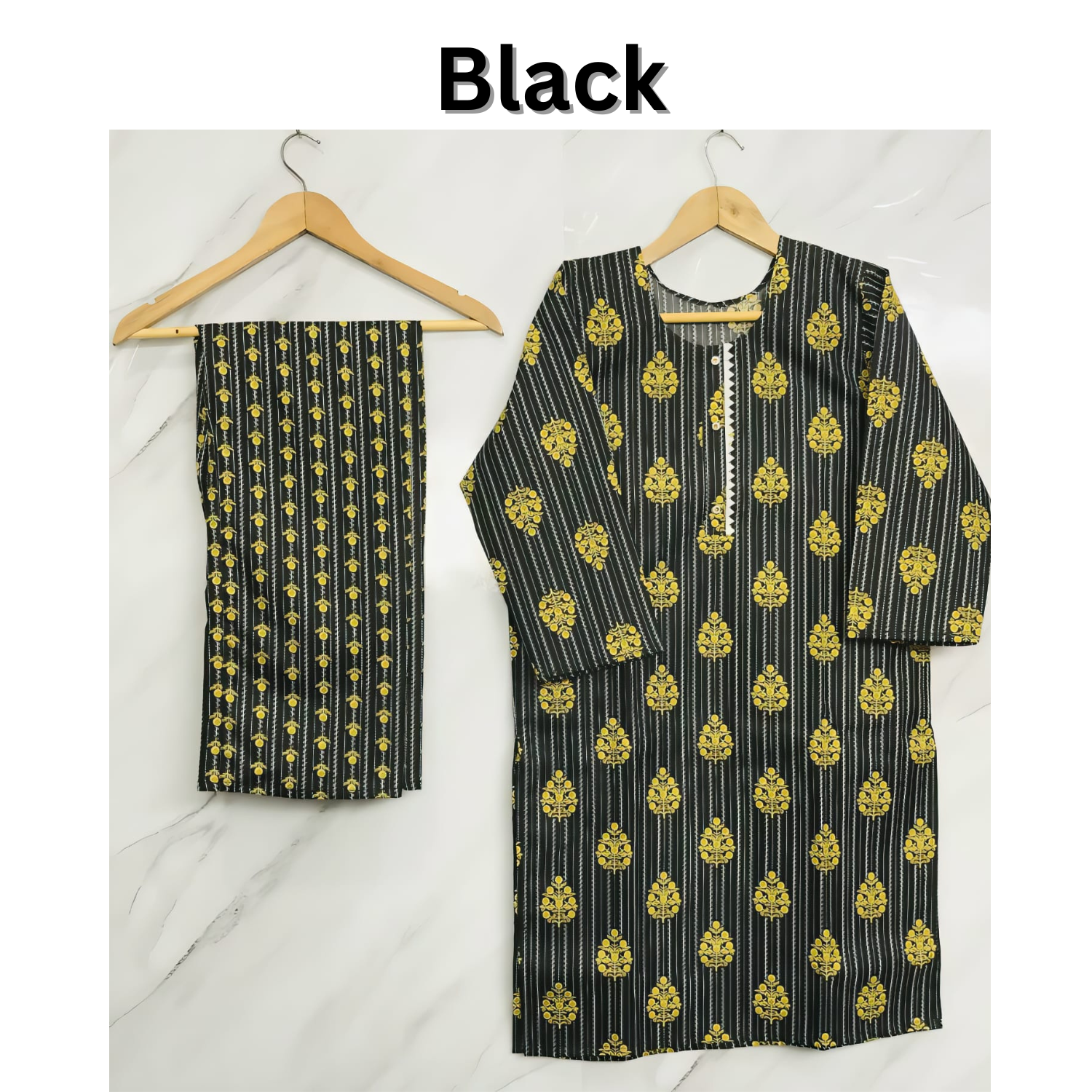 Libaas Hub 2 Pieces Stitched Soft Cotton Printed Suit Trendy Party Wear Shirt & Trouser For Girls & Womens || Available In 4 Most Hit Colors