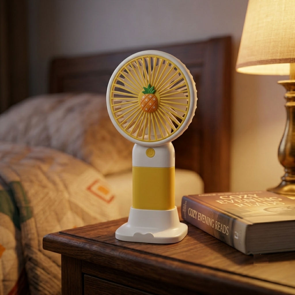Premium Portable Hand Fan Collection - Rechargeable USB Desktop & Handheld Mini Fans for Home Office Travel