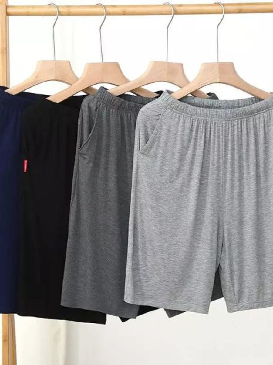 Pack of 2 GYM  Summer Shorts Random Color For Boy and Men