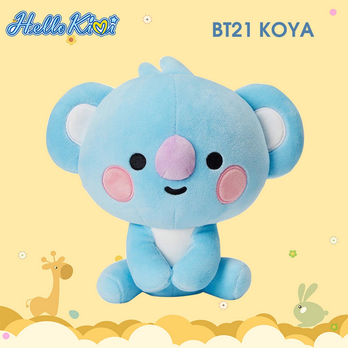 HelloKimi BT21 Doll KPOP Stuffed Toys Sitting Doll 20cm Baby Plush Toy