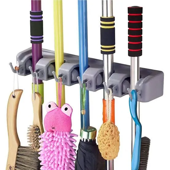 Wall Hanger Storage Mounted Holder Organizer Rack 5 in 1