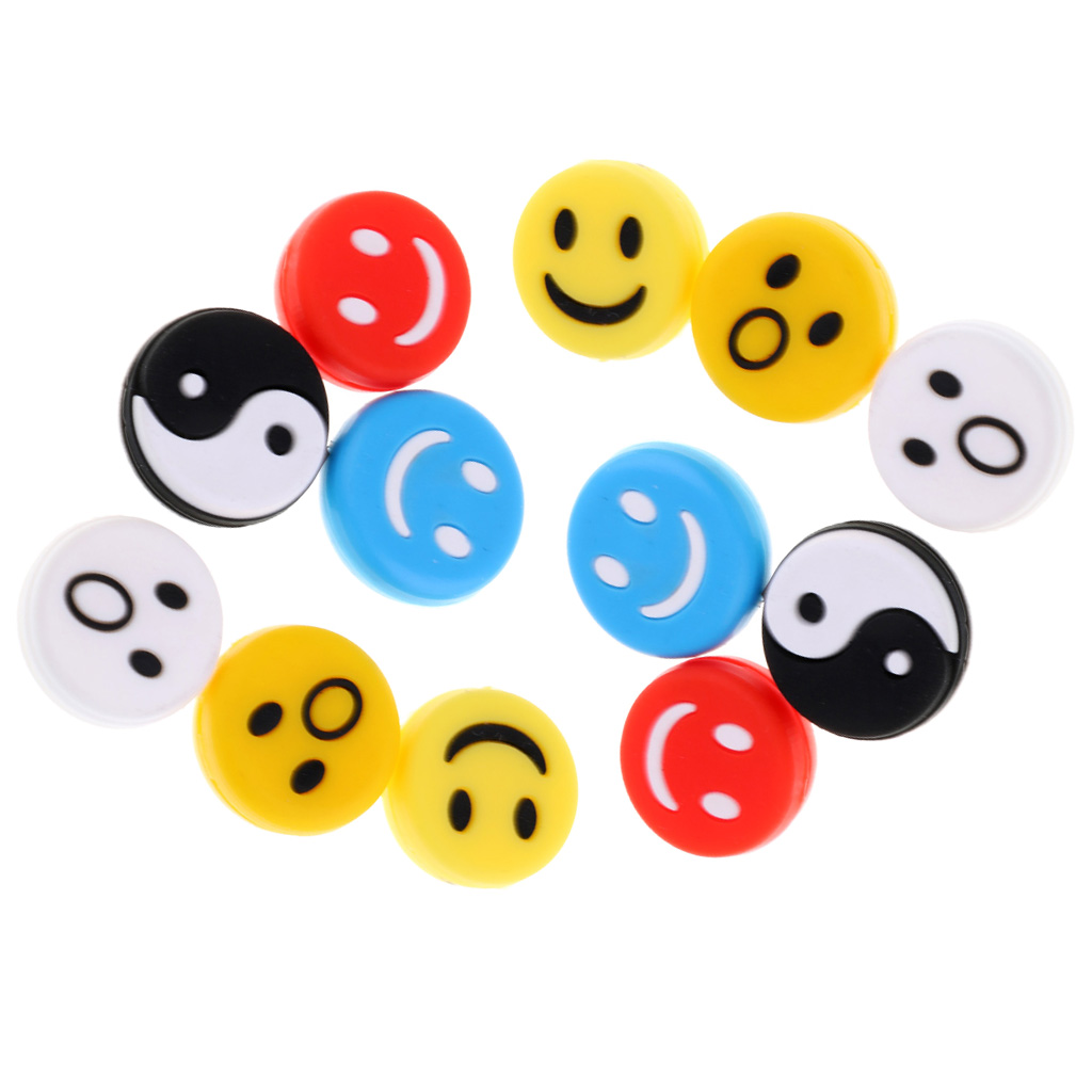 2 Pieces Red Heart Tennis Absorber_b Shock Dampener Racquet Vibration