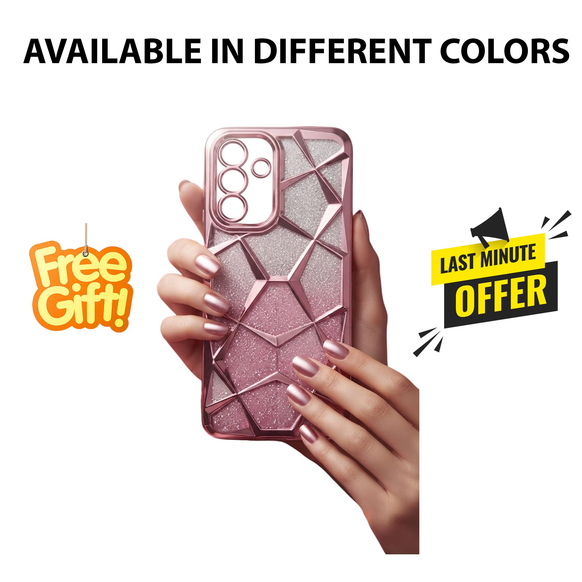 Samsung A26 fancy mobile cover for ladies & girls - Stripe