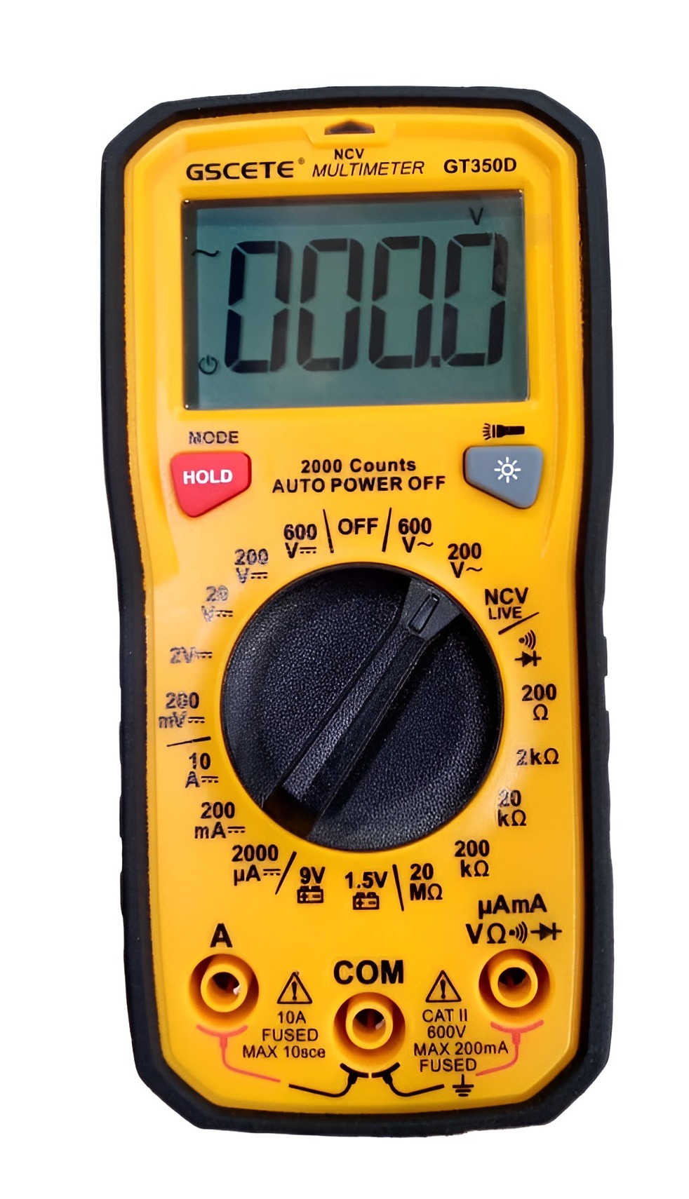 GT 350D Digital Multimeter (GSCETE) Electric Voltmeter, Ohm Tester
