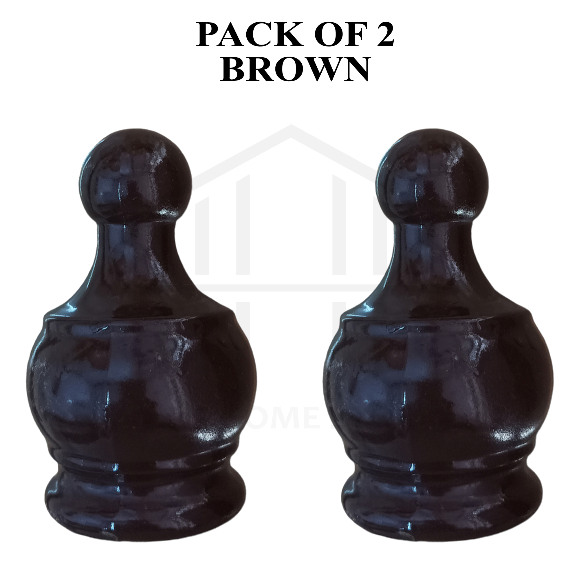Curtain Rod End Stoppers, Durable Fiber unbreakable material end stoppers ,Minimalist Design