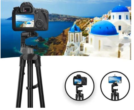 DK-260 Portable Multifunction Tripod Stand | Tripod with Bluetooth remote shutter for smart phones stand: Buy Online at Best Prices in Pakistan | Daraz.pk